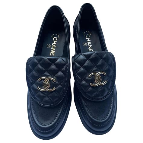 chanel mocassin cha nel|Mocassins .